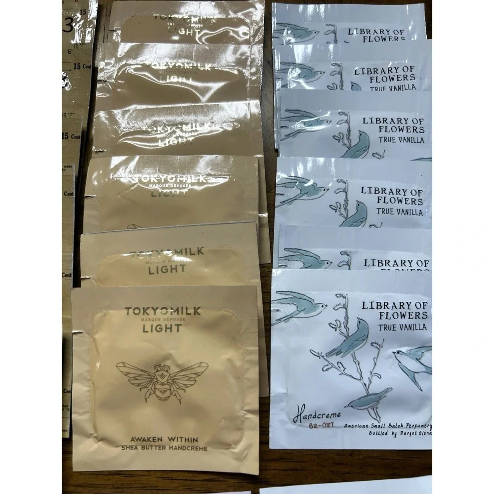 Tokyo Milk Hand Cream Samples Mixed Variety Lot of 85 0.12 Oz / 3.5 Gm